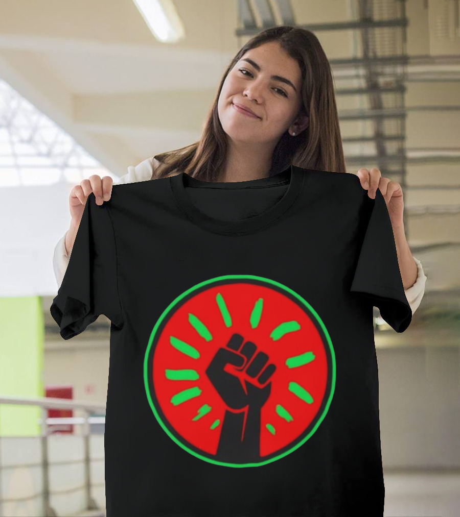 Pan African Flag Black Power Fist Resistance Unity Liberation T-Shirt