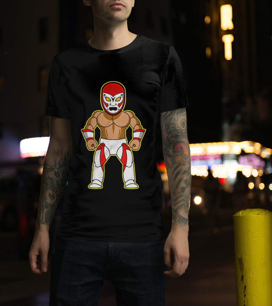 Microman AAA Superstar Masked Wrestler WWE 2025 Cartoon T-Shirt