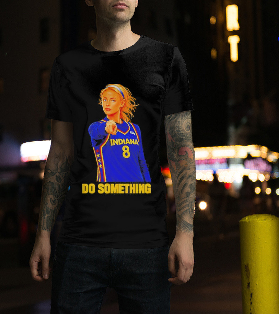 Sophie Cunningham Indiana Fever 8 Do Something T-Shirt
