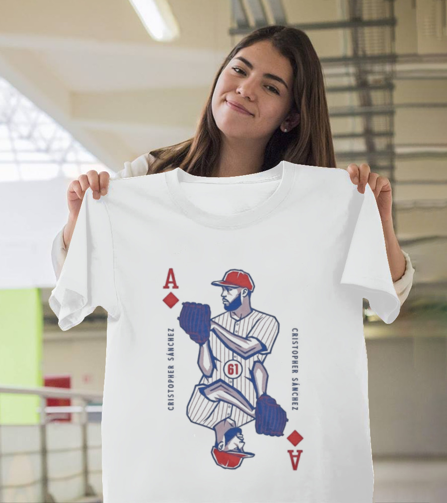 Cristopher Sánchez Ace Of Diamonds Baseball Player T-Shirt