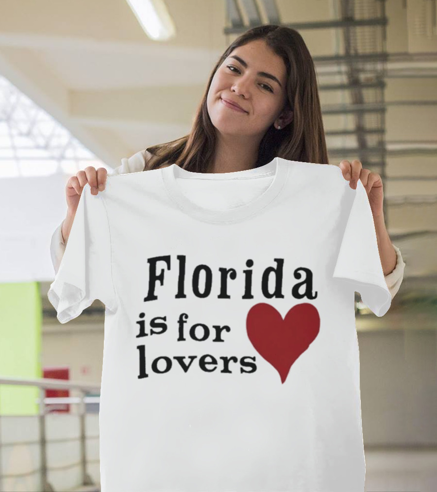 Florida Is For Lovers Heart T-Shirt