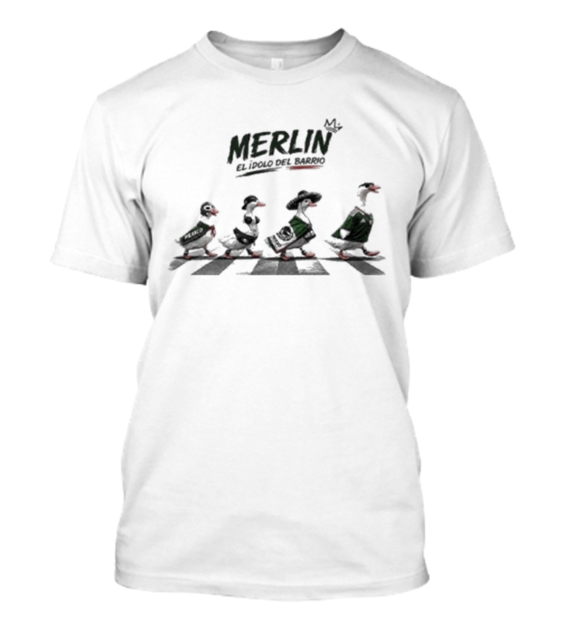 Merlin Mexico Duck Evolution El Idolo Del Barrio T-Shirt