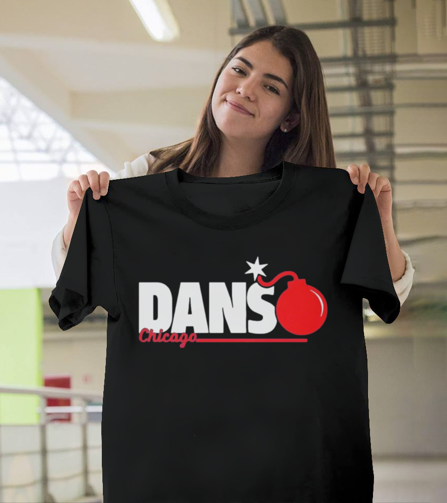 Dans Chicago Bomb Star Red Bomb T-Shirt