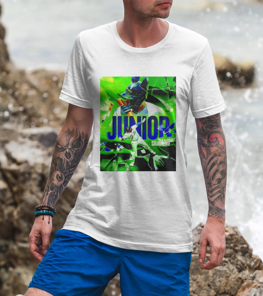 Junior Caminero Tampa Bay Rays La Maxima Baseball Legend T-Shirt