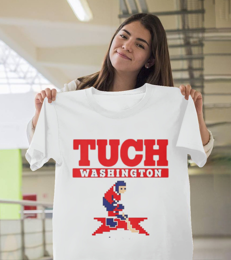 Tuch Washington 89 RW Retro Hockey Pixel T-Shirt