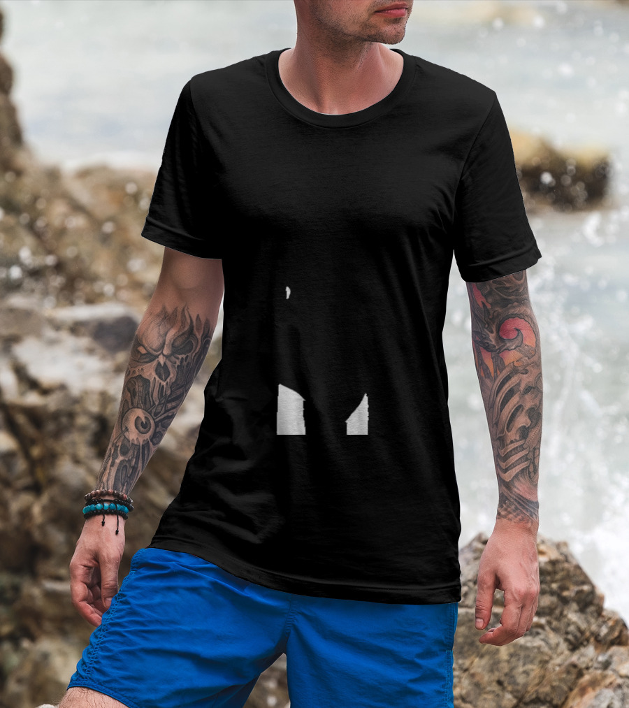 Bad Bunny Bunny Face Split Sunglasses T-Shirt