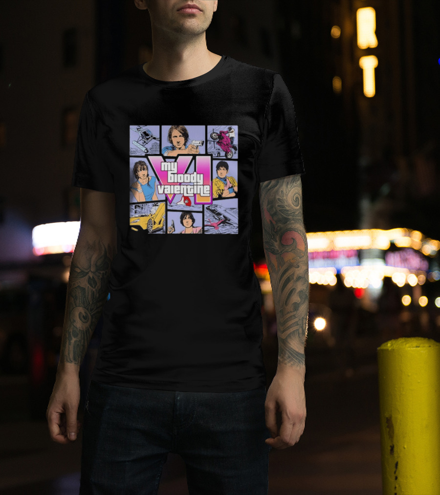 My Bloody Valentine VI Grand Theft Auto T-Shirt