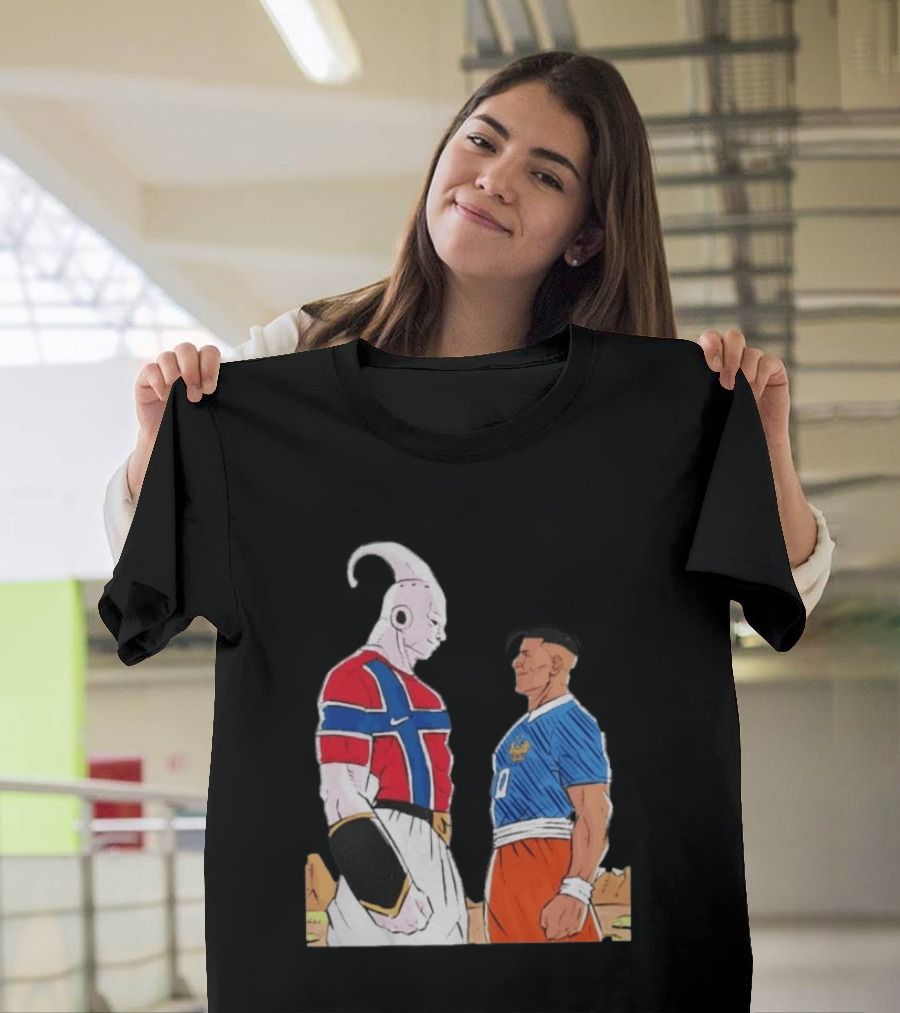 Norway Haaland Versus Mbappe France Dragon Ball Z T-Shirt