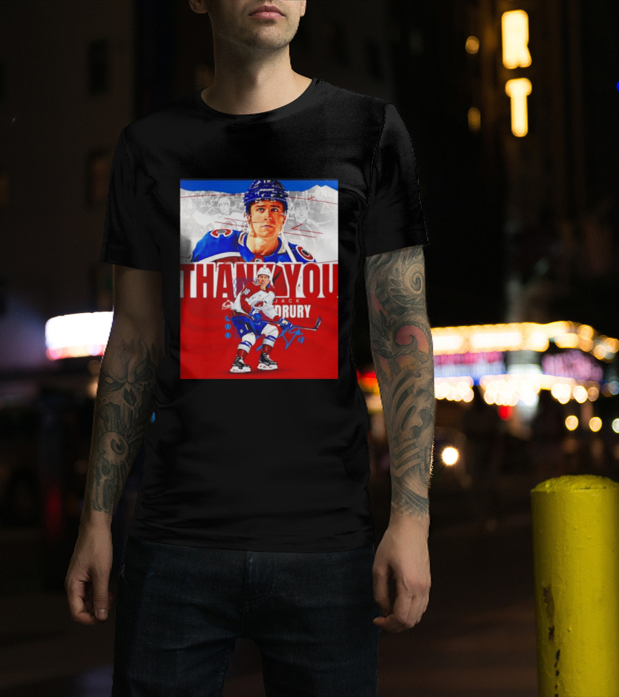 Jack Drury Thank You Colorado Avalanche T-Shirt