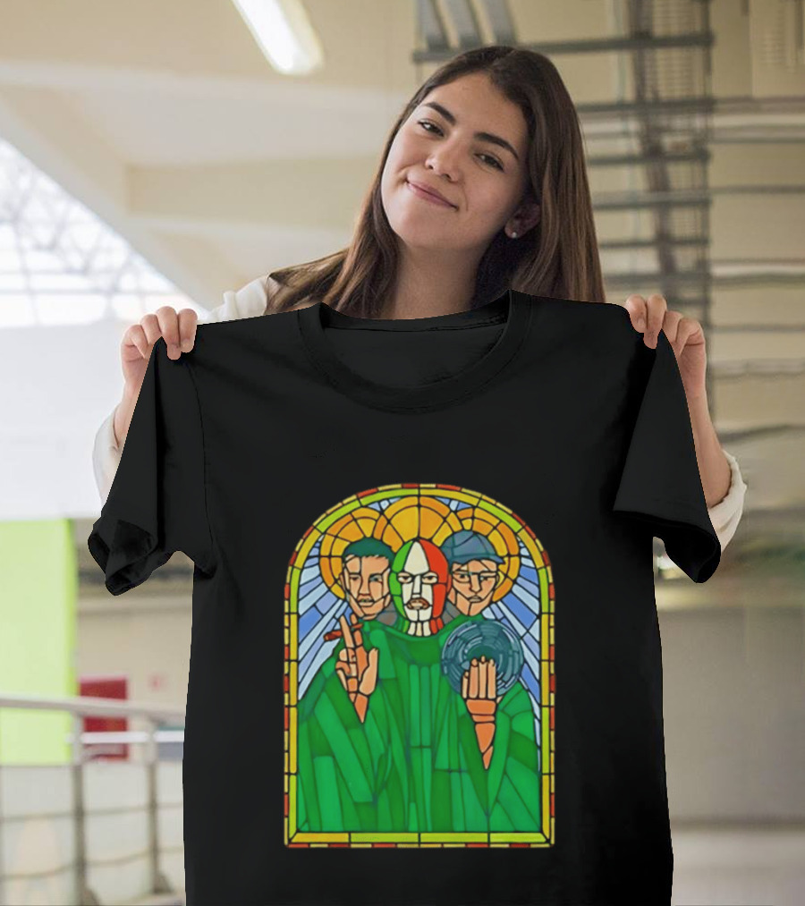 Conor McGregor Khabib Nurmagomedov Dustin Poirier MMA Ultimate Fighting Stained Glass T-Shirt