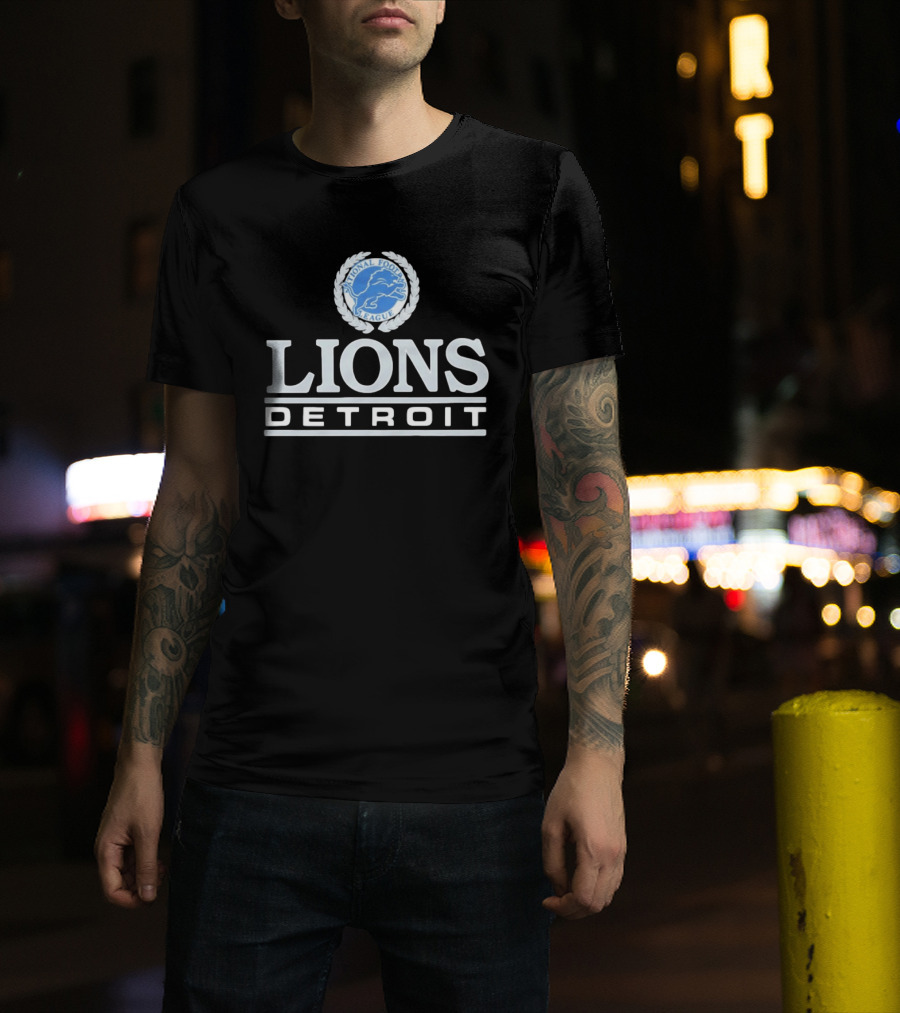 Detroit Lions National Football League Crest T-Shirt