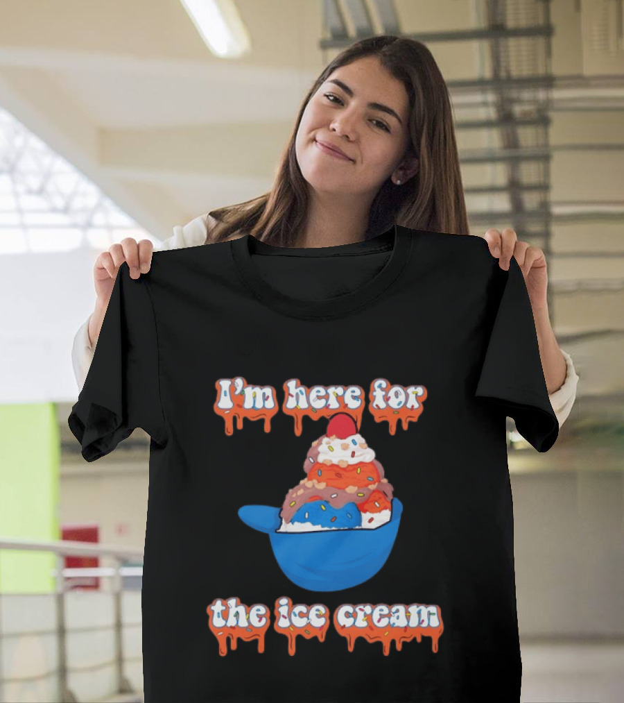 I'm Here For The Ice Cream New York Mets Baseball T-Shirt