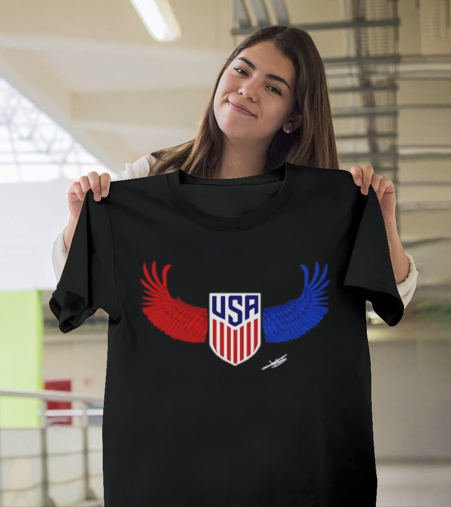 USA Wings Shield United States Men National Team T-Shirt