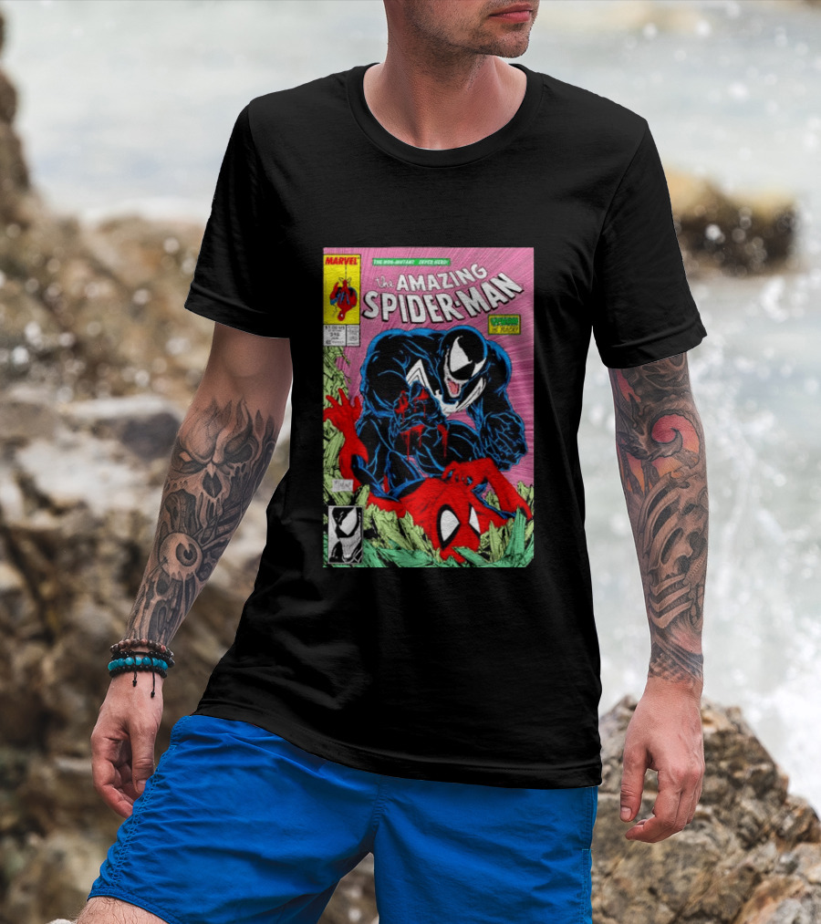 The Amazing Spider Man 316 Venom Is Back Marvel Comic Book Cover T-Shirt