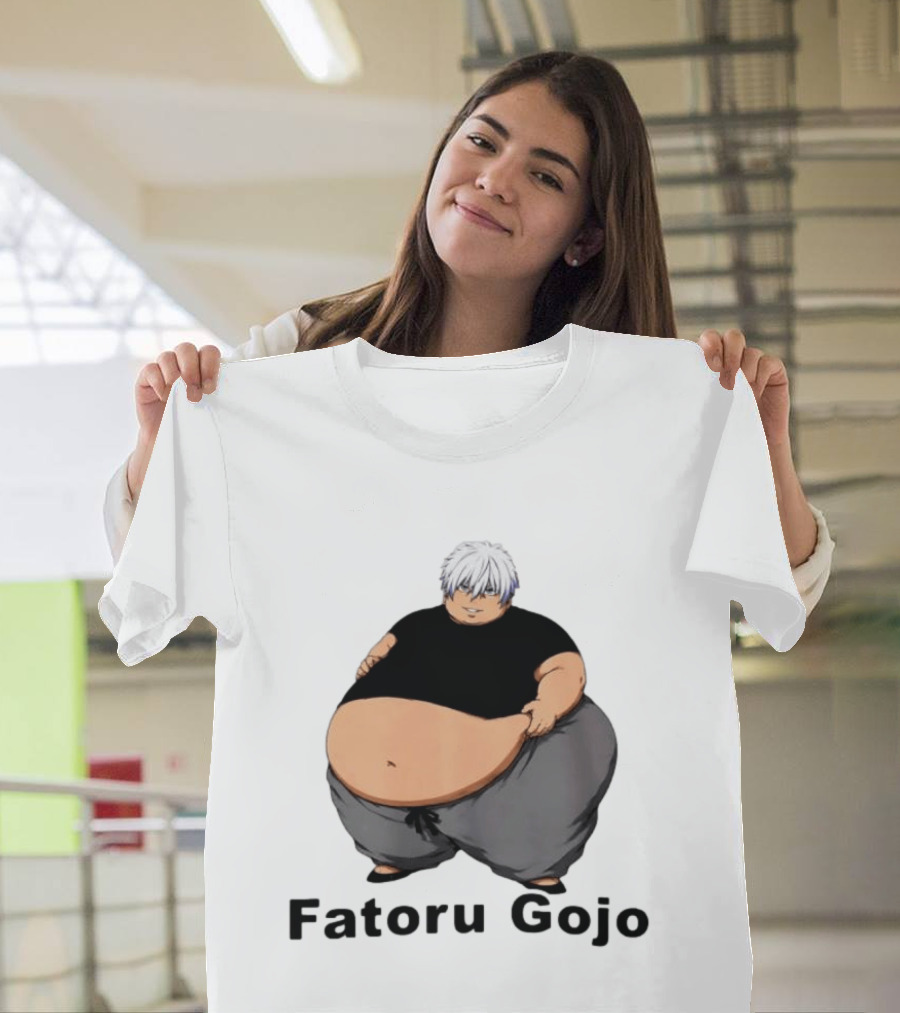 Satoru Gojo Jujutsu Kaisen Fatoru Gojo Meme Character Fan Favorite Humor T-Shirt