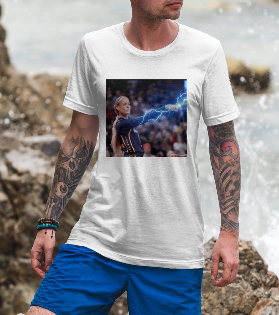 Sophie Cunningham Lightning Power Basketball Stars T-Shirt