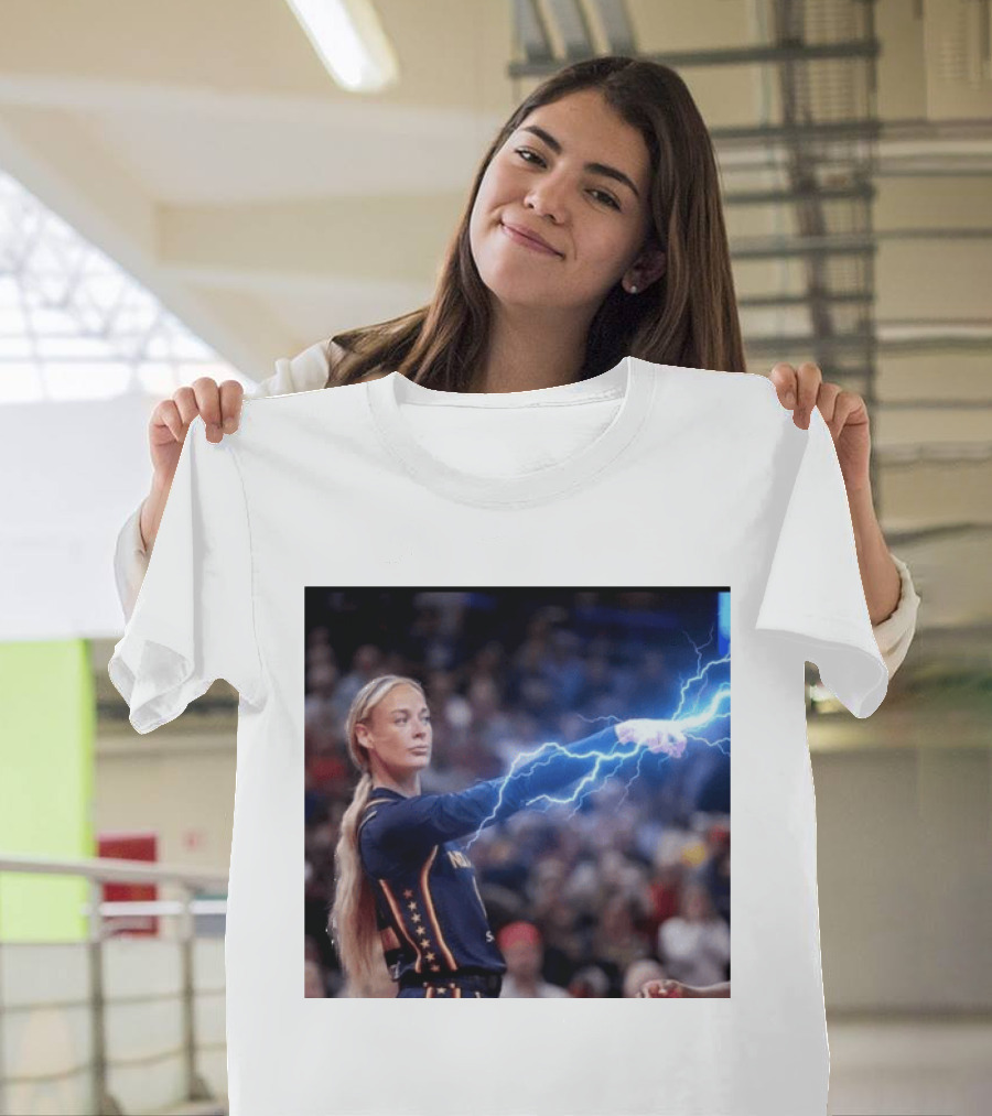 Sophie Cunningham Lightning Power Basketball Stars T-Shirt