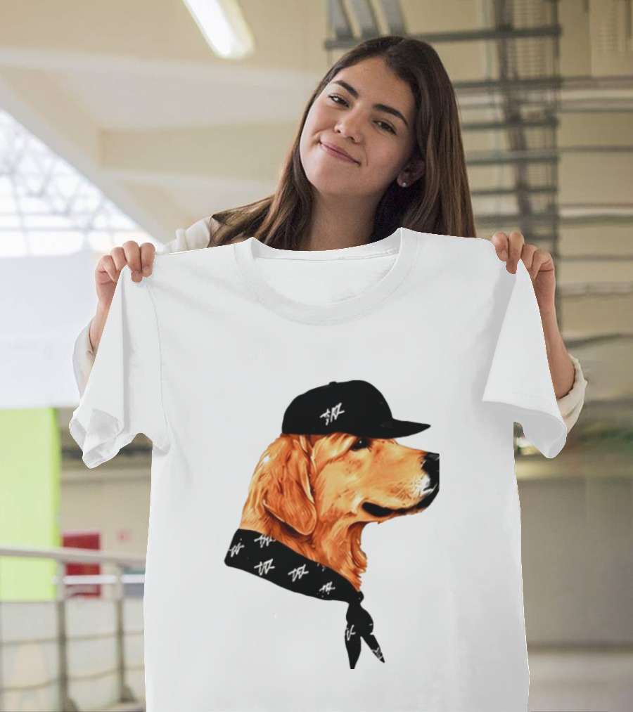 Ashton Kutcher Good Boy Dog Cap Bandana T-Shirt