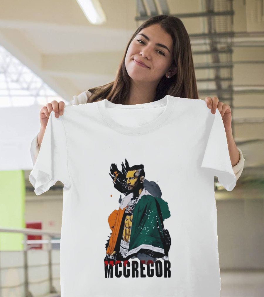 McGregor Irish Flag Warrior In The Cage T-Shirt