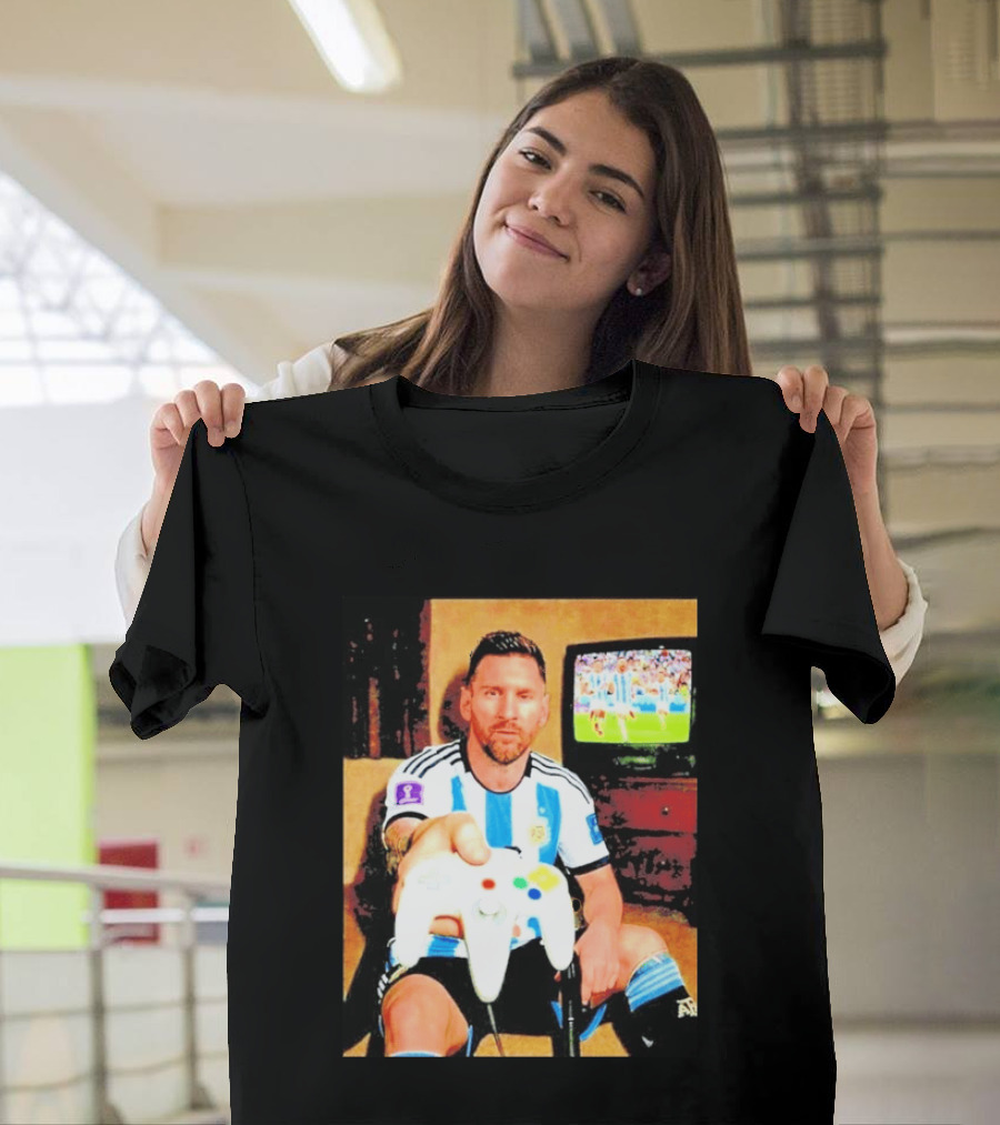 Argentina National Team Icon Lionel Messi Gaming Experience T-Shirt