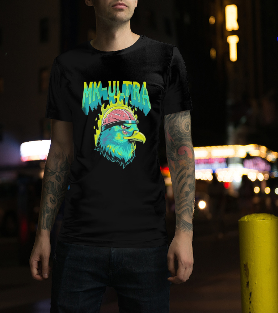 MK Ultra Eagle Brain Helmet T-Shirt