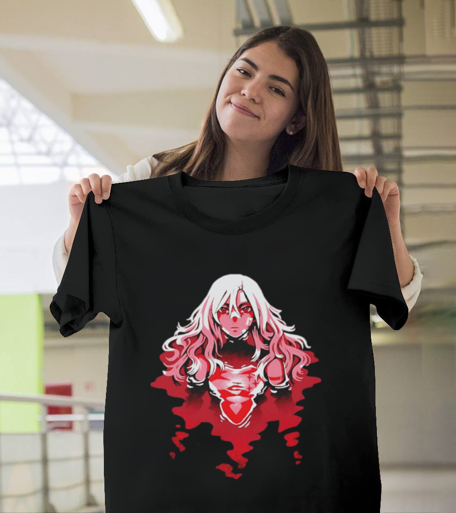 Power Makima Chainsaw Man Red Blood Anime T-Shirt