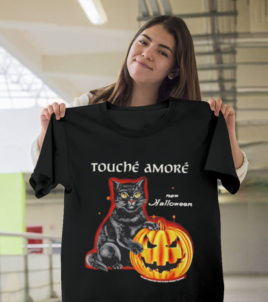 Touche Amore Black Cat Jack O Lantern New Halloween You Keep Finding New Ways T-Shirt