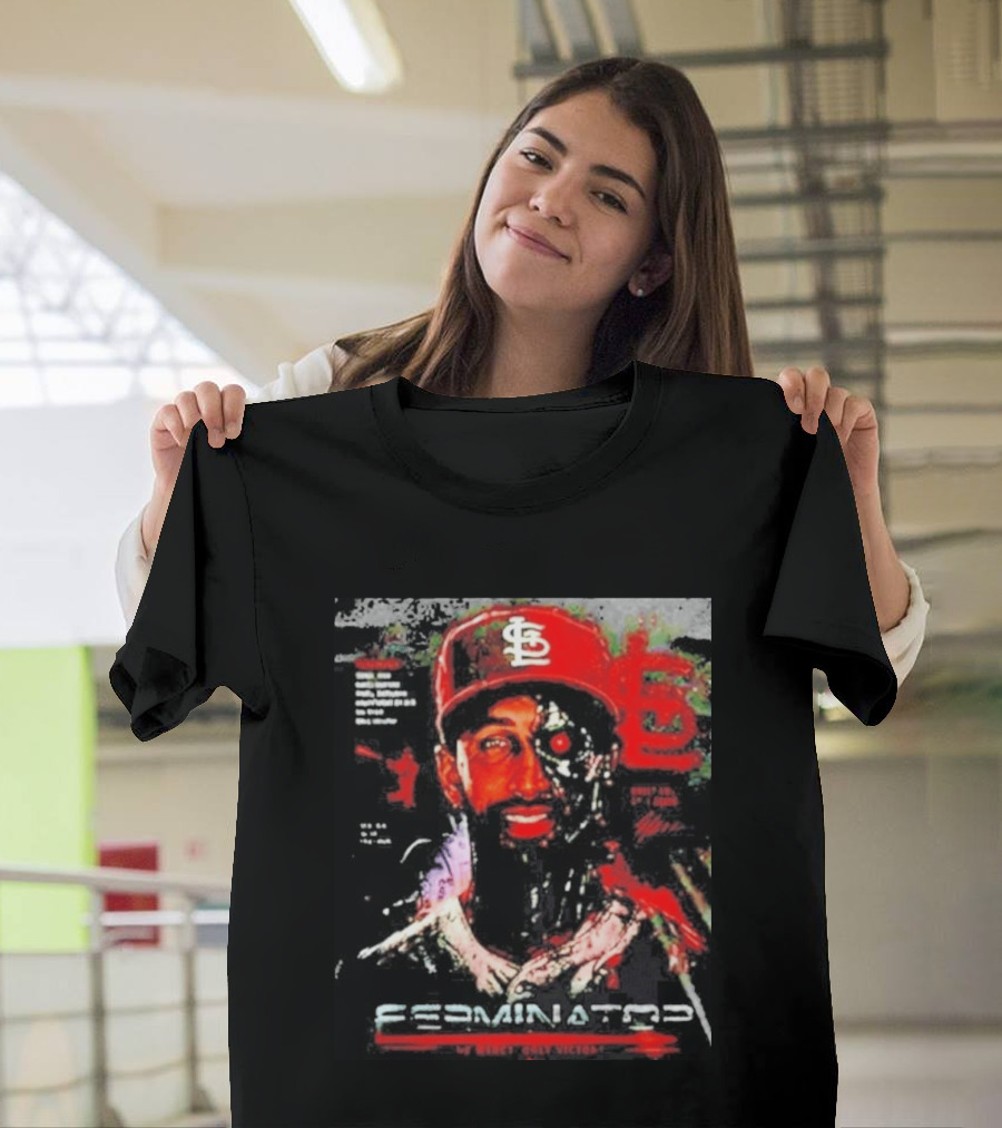 2026 St. Louis Cardinals Jose Fermin Ferminator Cyborg T-Shirt