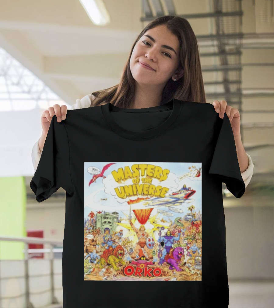 He Man Skeletal Orko Masters Of The Universe Vintage Comic Scene T-Shirt