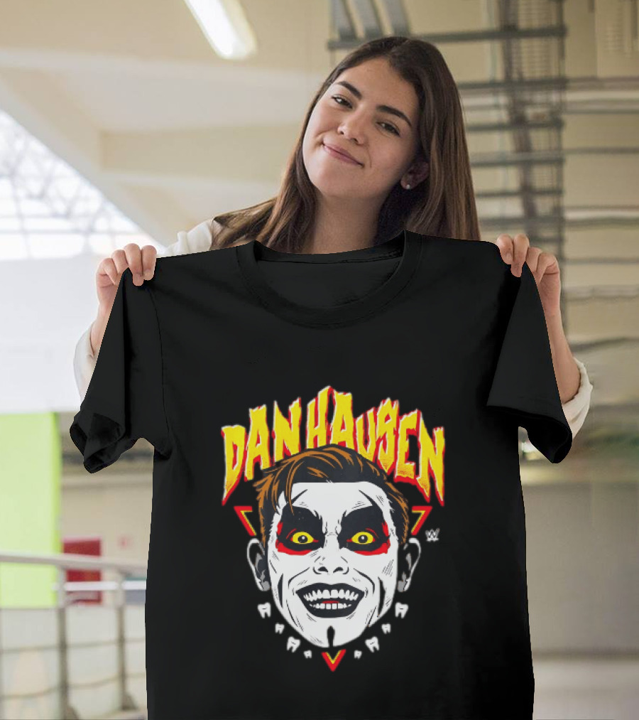 Danhausen Face Paint Yellow Eyes Red Triangle WWE T-Shirt
