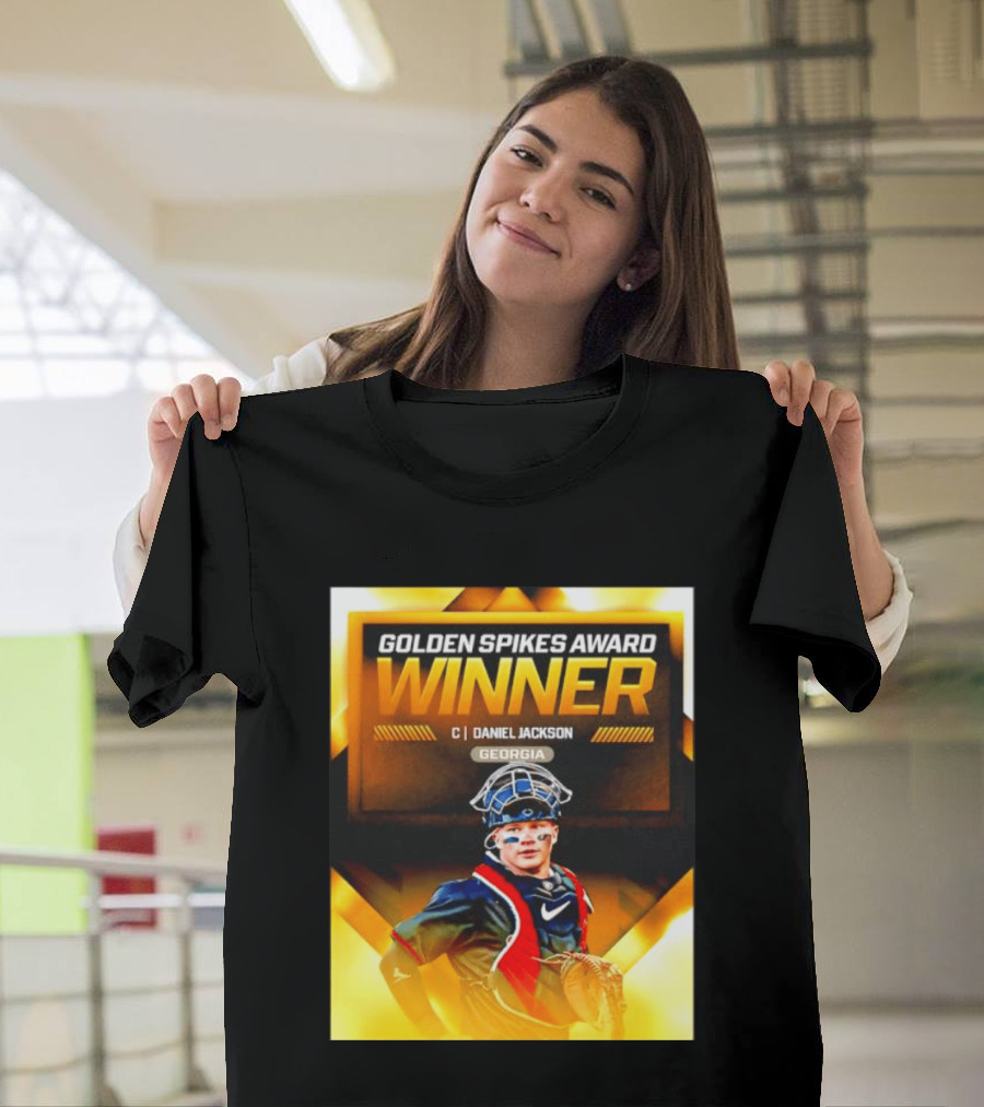 Golden Spikes Award Winner Daniel Jackson Georgia Catcher T-Shirt