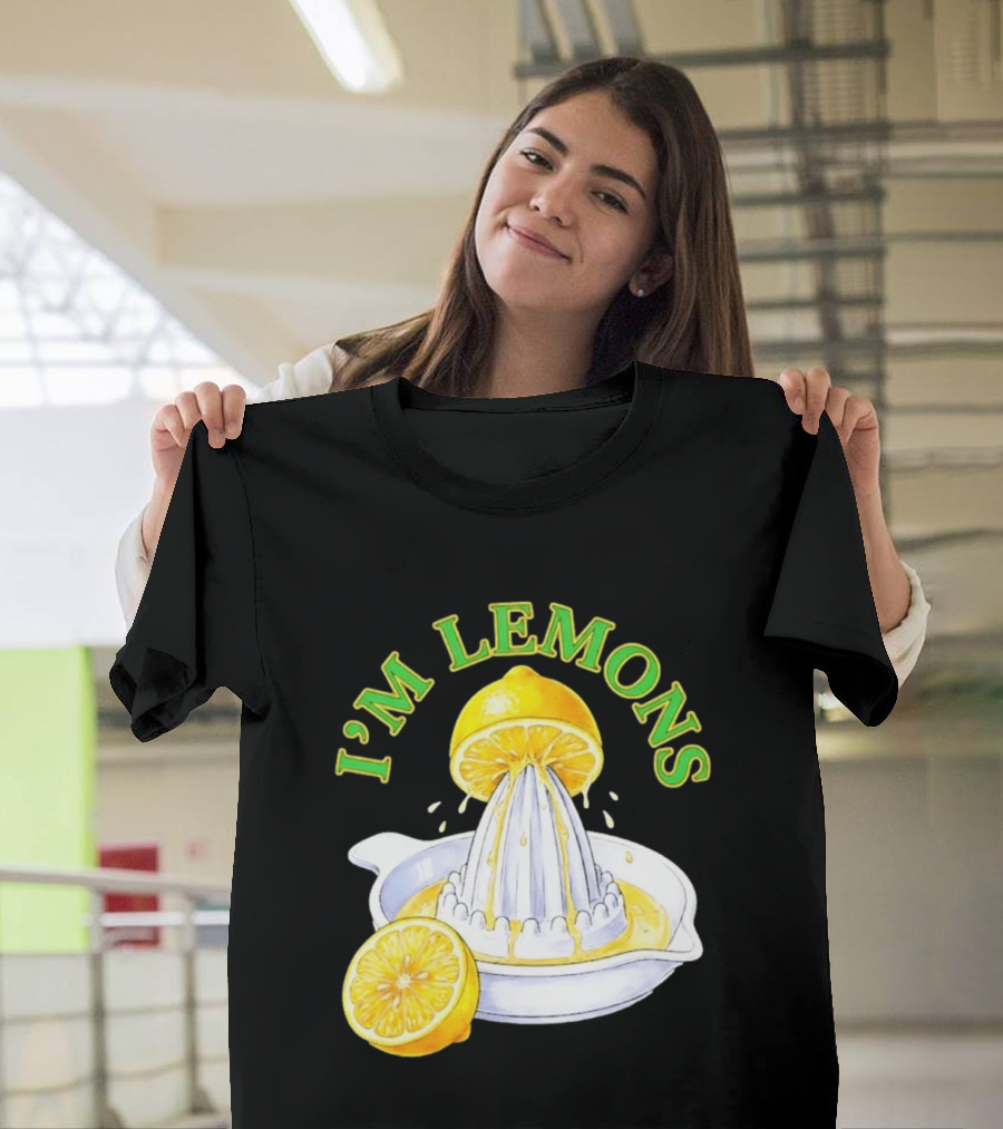 I'm Lemons Citrus Squeezer Fruit T-Shirt