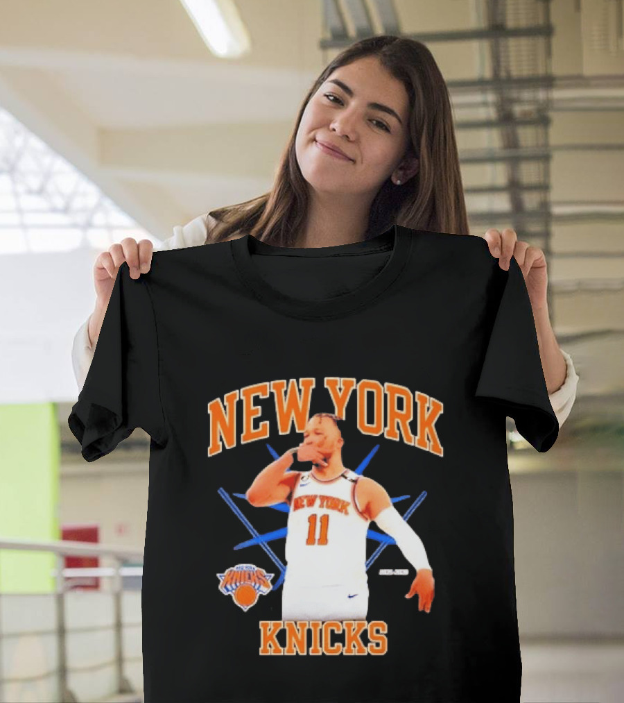 New York Knicks Jalen Brunson 11 NBA Basketball 3 Point 2026 T-Shirt