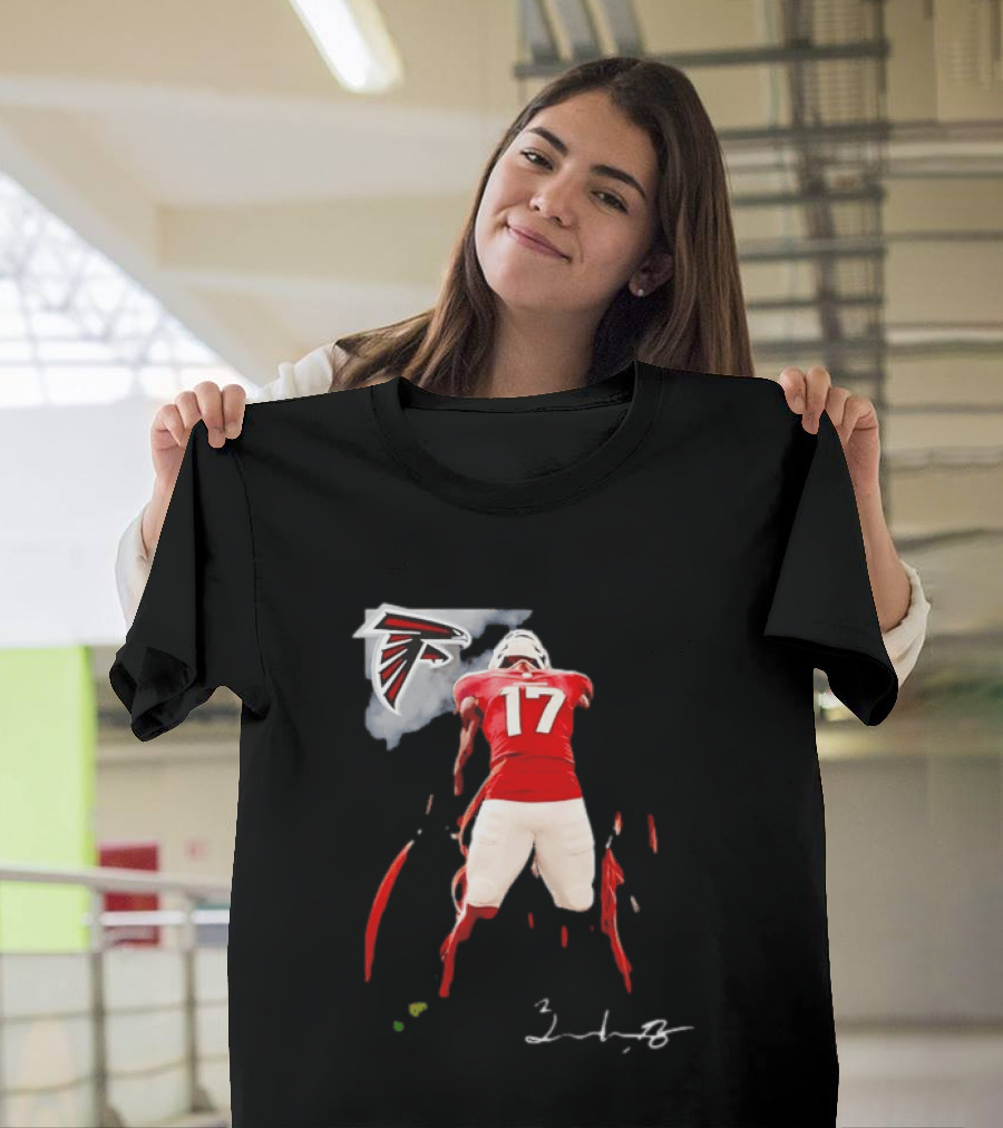 Atlanta Falcons Rookie Zachariah Branch Number 17 T-Shirt