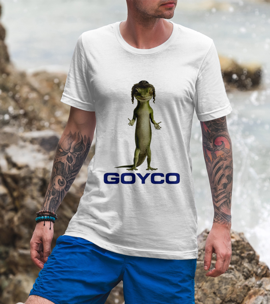 Goyco Lizard With Kippah And Payot T-Shirt