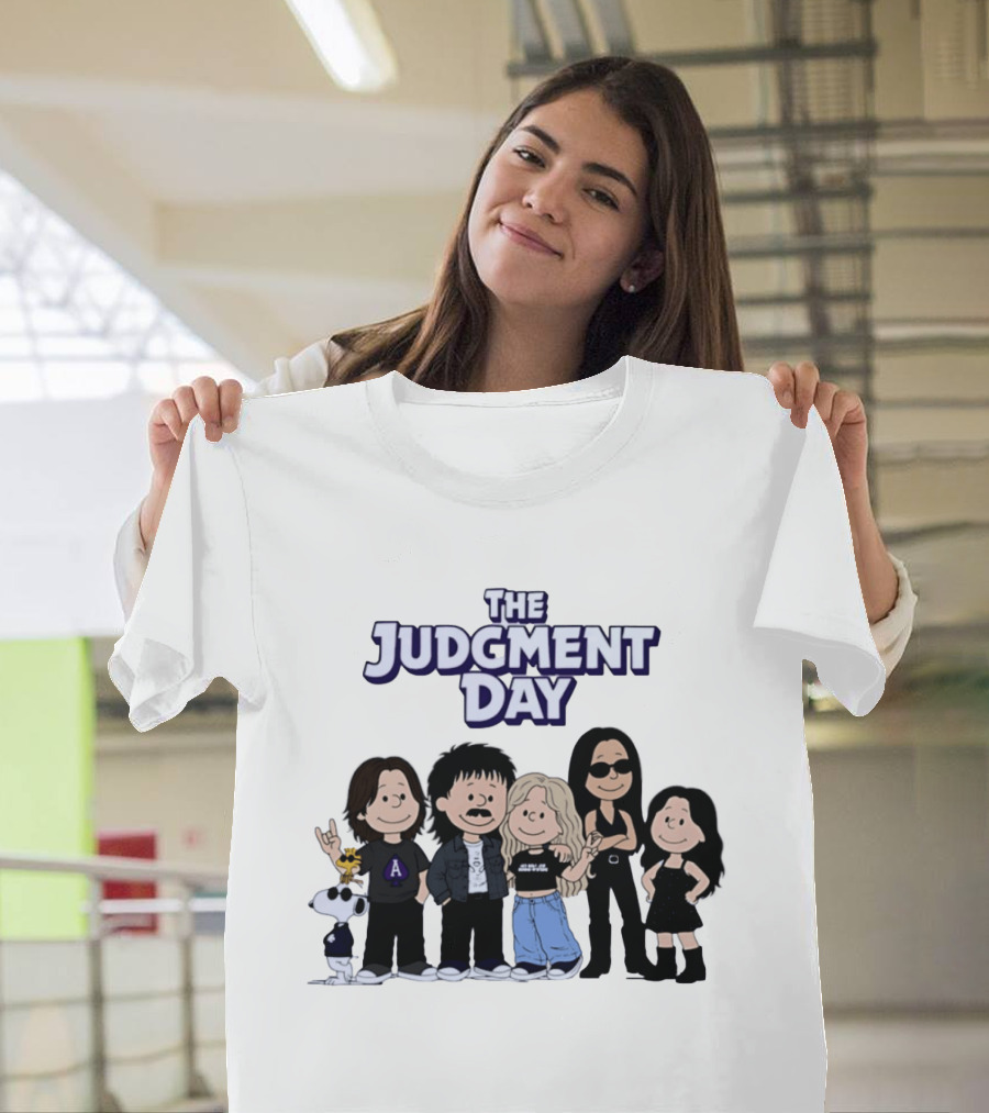 The Judgment Day Peanuts Cartoon Characters Mashup T-Shirt