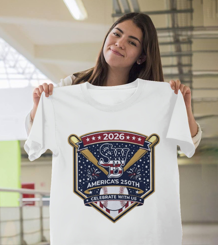 2026 SWB America's 250th Celebrate With Us Baseball T-Shirt