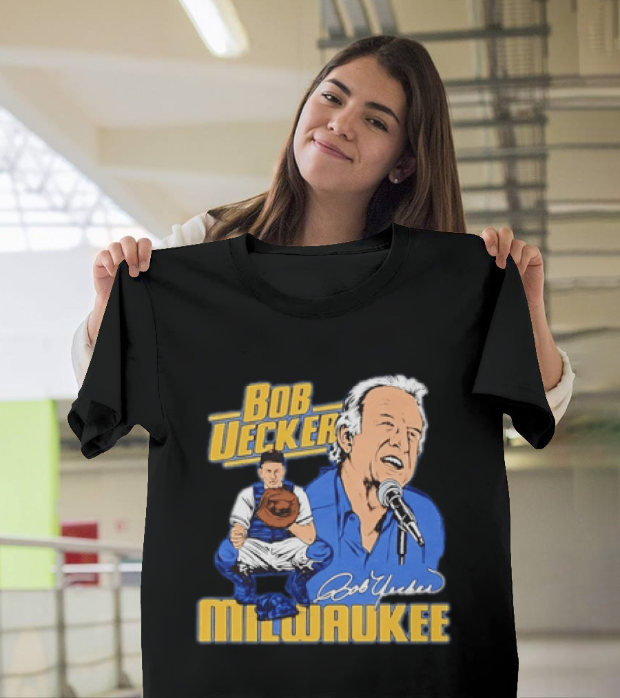 Bob Uecker Milwaukee Catcher Microphone 2026 T-Shirt