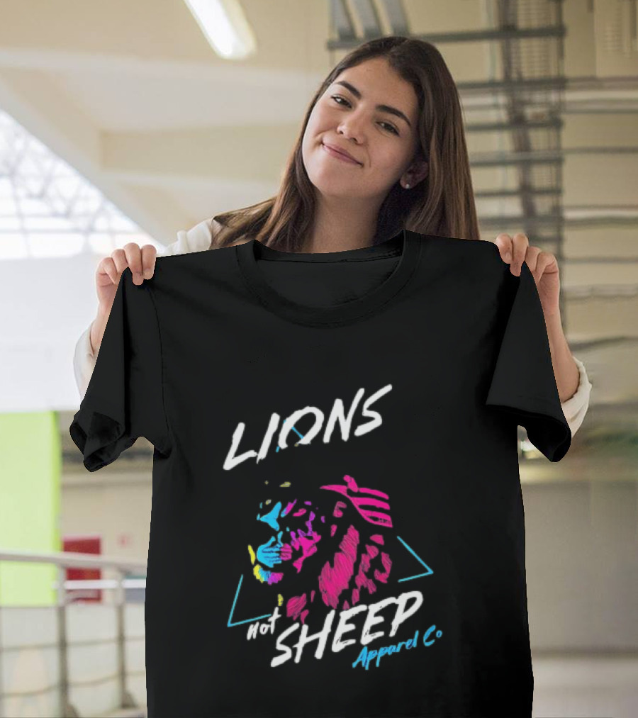 Lions Not Sheep Apparel Co Helmeted Lion T-Shirt