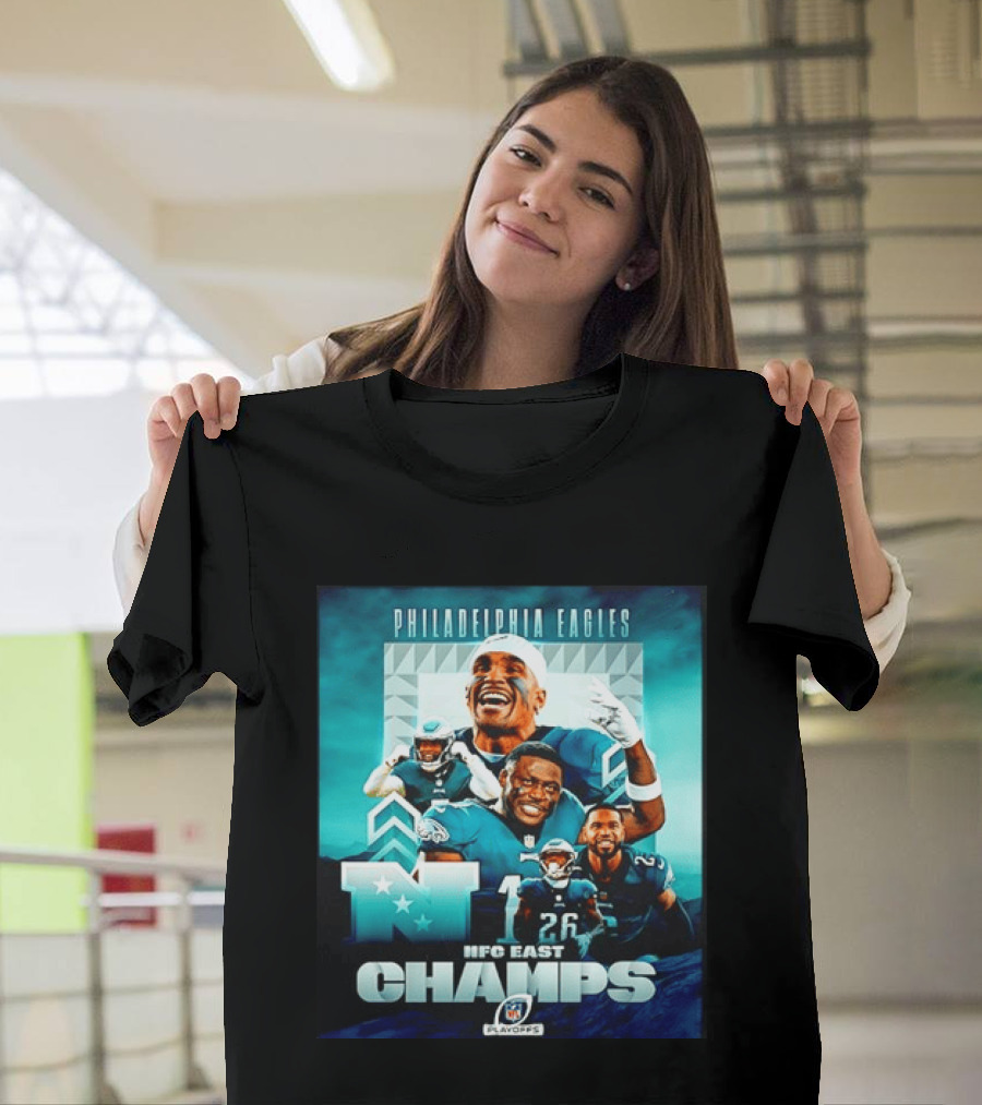 Philadelphia Eagles NFC East Champs 2022 Playoffs T-Shirt