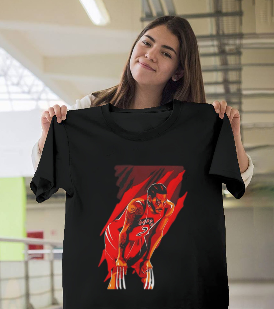 Kawhi Leonard Wolverine Claws Toronto Raptors 2 Jersey Return T-Shirt