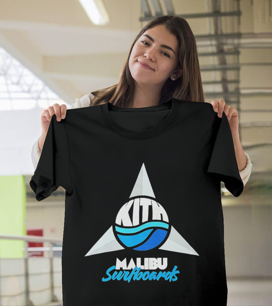 Kith Malibu Surfboards Triangular Wave Aesthetic T-Shirt