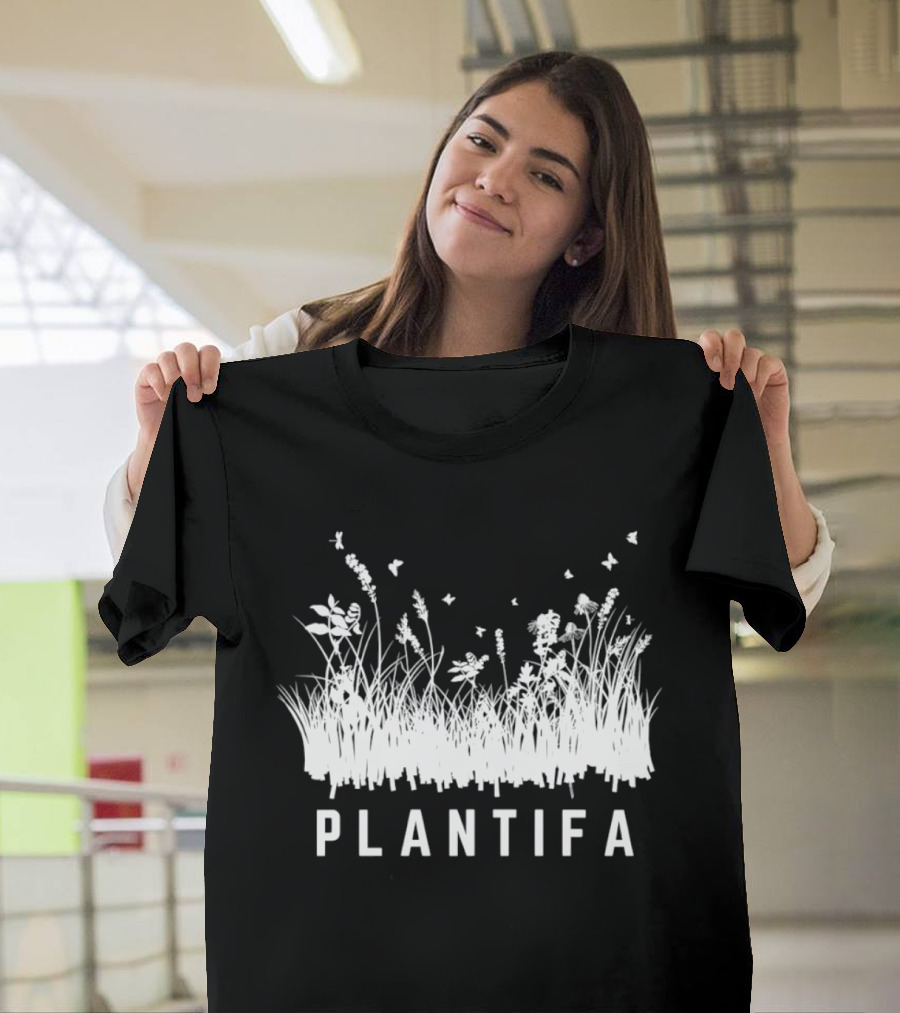 Butterflies And Plantifa Wildflowers T-Shirt