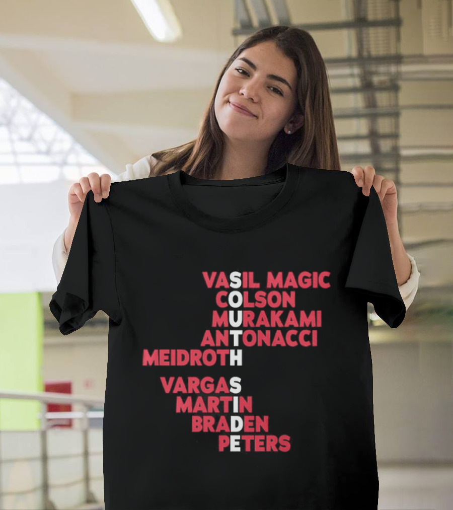South Side 2026 Baseball Roster Vasil Magic Colson Murakami Antonacci Reidroth Vargas Martin Braden Peters T-Shirt