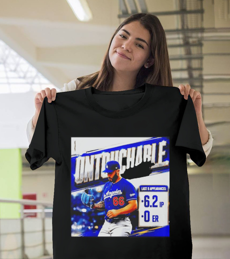 Los Angeles 66 Untouchable Last 6 Appearances 6.2IP 0ER T-Shirt