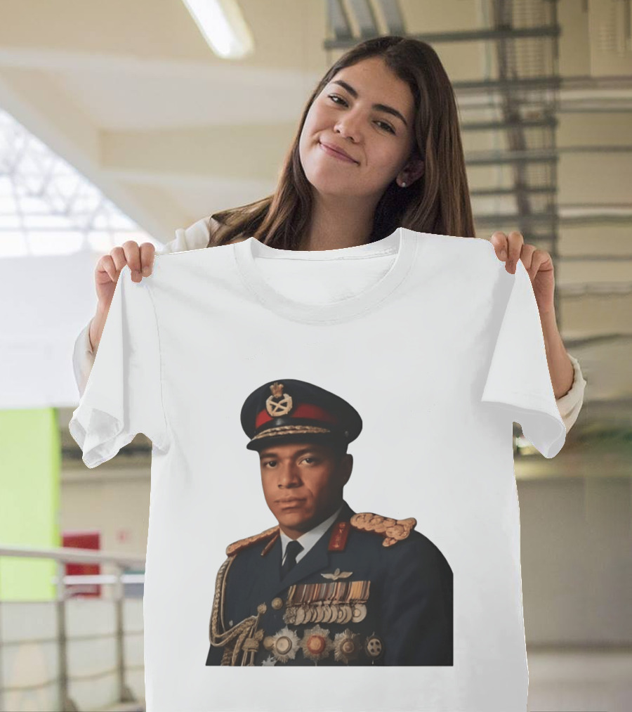 Kylian Mbappe Military Uniform Meme T-Shirt