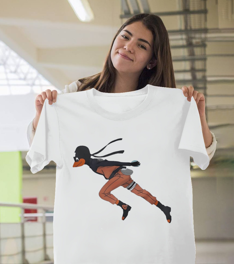 Naruto Uzumaki Duck Running Ninja Clan T-Shirt