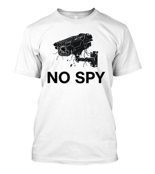 No Spy Surveillance Camera Privacy Anti Surveillance Gadsden Flag T-Shirt