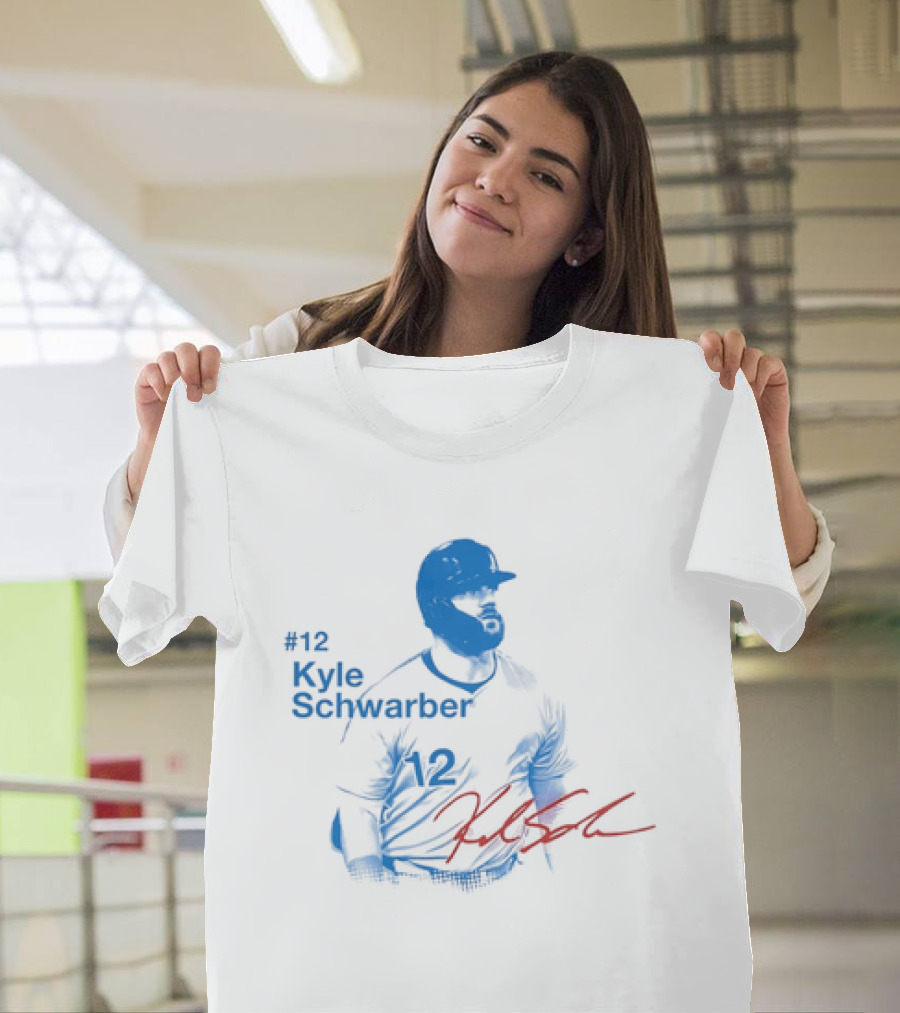 Kyle Schwarber #12 Philadelphia Phillies Baseball T-Shirt