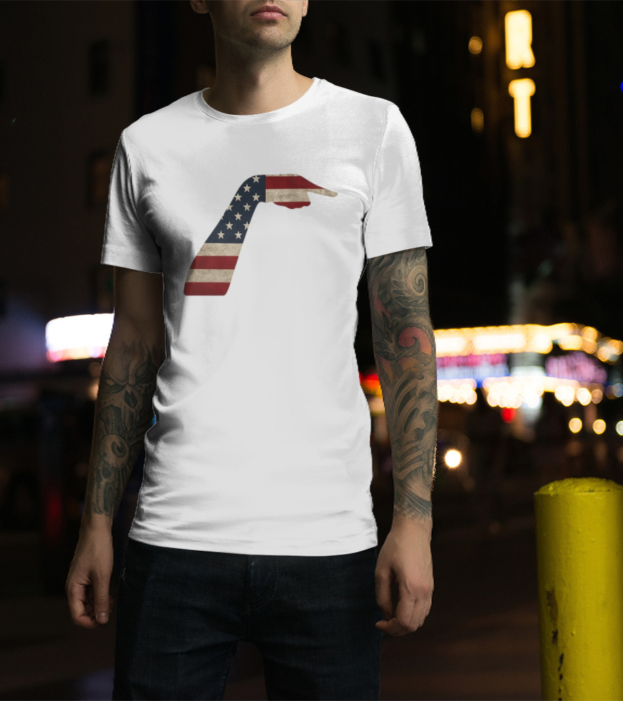 Sophie Cunningham American Flag Pointing Hand Patriotic USA Indiana Fever 2026 T-Shirt